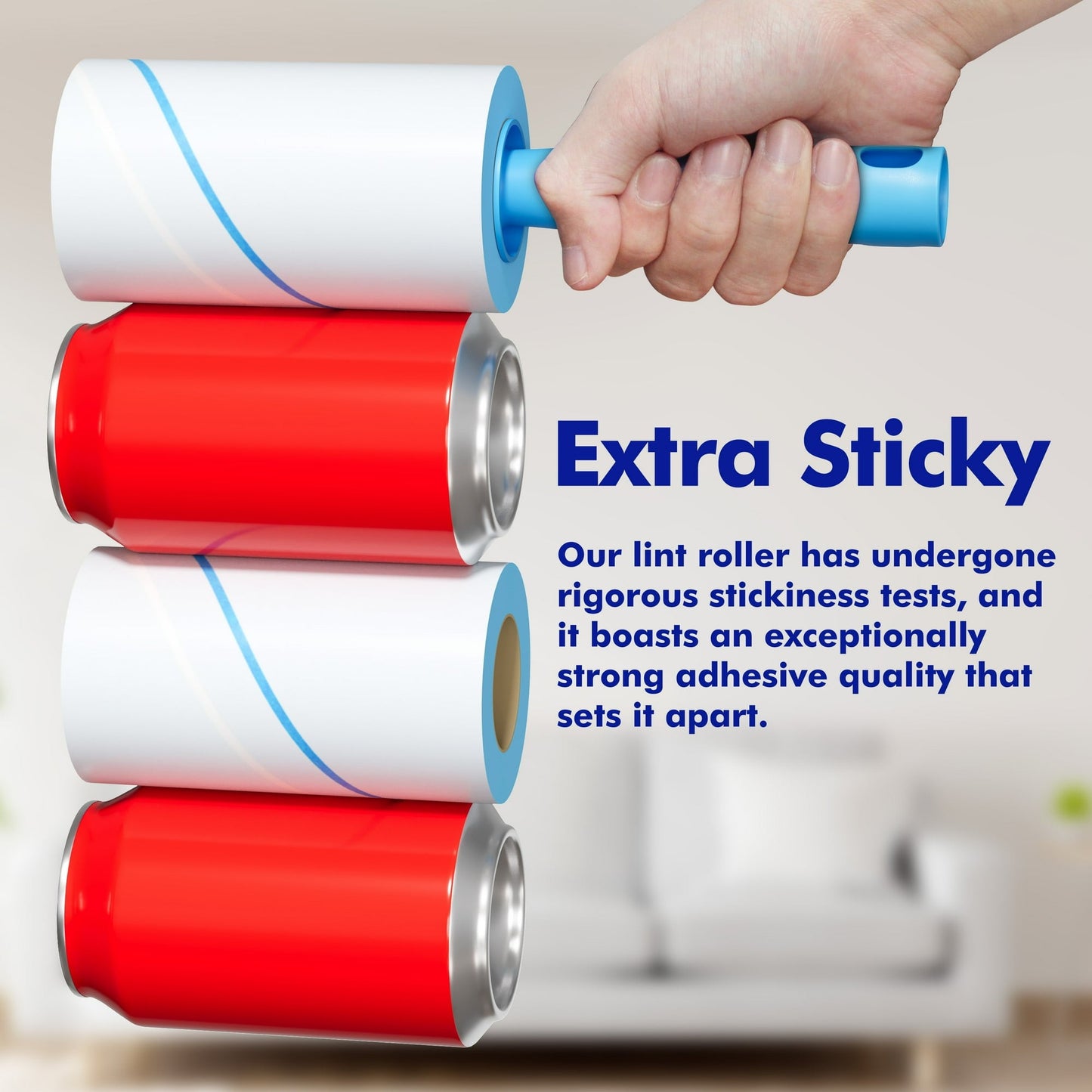 Lint Rollers for Pet Hair Extra Sticky, 1200 Sheets Mega Value Set Lint Rollers for Pet Hair Removal, Dog and Cat Lint Remover for Clothes, Furniture, Carpet
