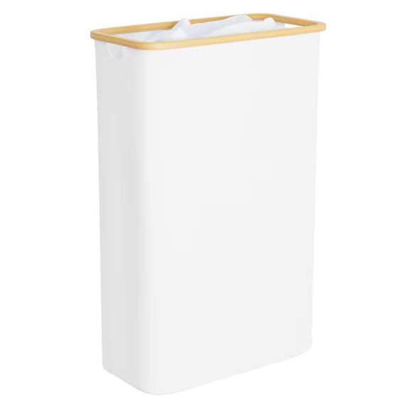 Tooloton 60L Large Laundry Hamper, White