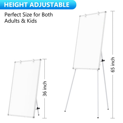 Tooloton 36x24 Inch Magnetic Whiteboard with Adjustable Tripod Stand, Portable Dry Erase Board for Home, Office & School Use