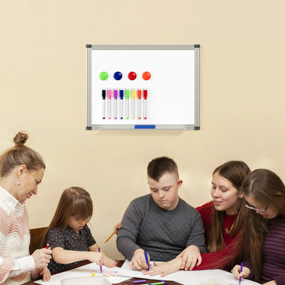 Tooloton Magnetic Whiteboard Dry Erase Board for Wall, 16" X 12" Hanging Small White Board